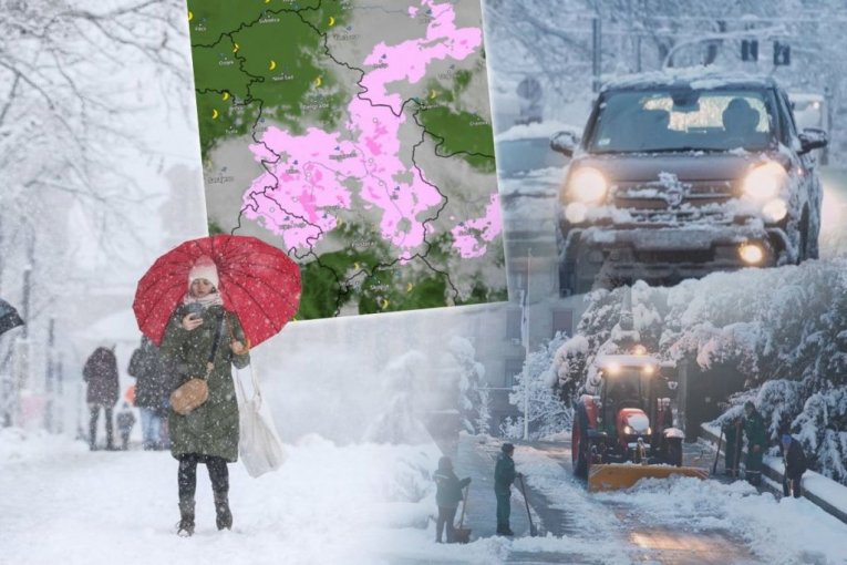 RADARSKI SNIMCI JASNO POKAZUJU: Poznato je tačno vreme kada ledena kiša udara na Beograd! Spremite se, opasna pojava stiže ranije nego što se mislilo! (MAPE)