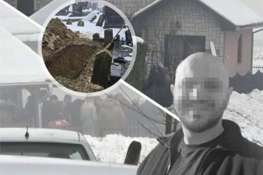 TUŽNE SLIKE SA GROBLJA U JAJČIĆU! Stefan Ivanović ispraćen na večni počinak, tužnoj povorci nije bilo kraja