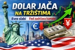 Evro slabi, dolar jača: Evo šta se dešava sa kursom