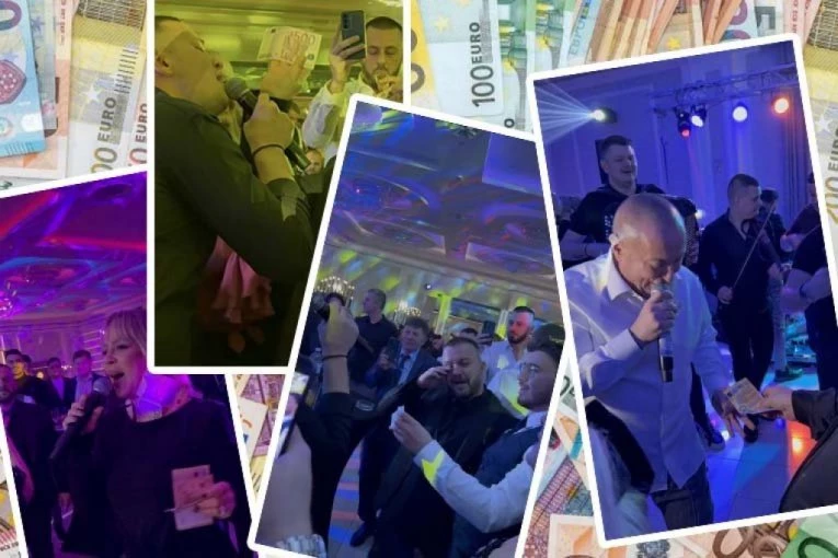 KO JE UZEO NAJVEĆI BAKŠIŠ NA PROSLAVI O KOJOJ BRUJI SRBIJA? Za ovu pesmu VADILO SE PO 500 EVRA, pevačici NAPUNILI HALJINU PARAMA! (GALERIJA, VIDEO)