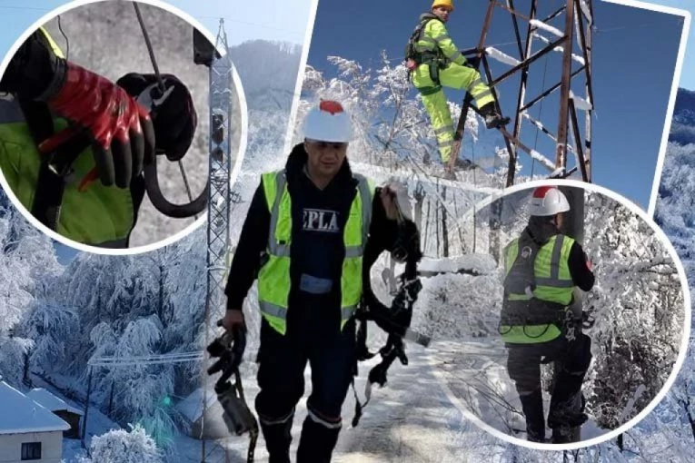 LED, HLADNOĆA I OPASNOST NA SVAKOM KORAKU! Upoznajte prave heroje - dok mi sedimo u toplim sobama monteri su na terenu, Milivoje i Vladan otkrivaju svu težinu ovog posla (FOTO)