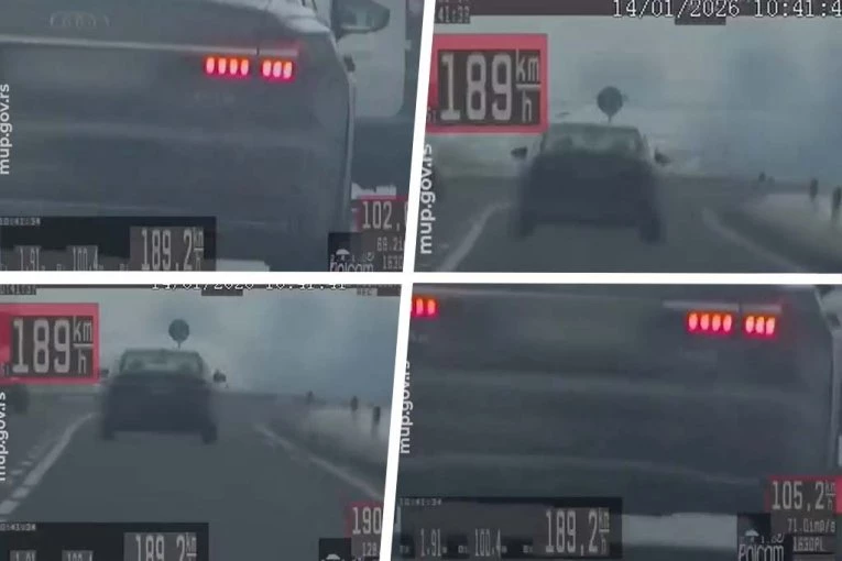 JURIO 189 NA SAT NA PUTU GDE JE OGRANIČENJE 80! Uhvaćen bahati vozač audija kod Inđije! (VIDEO)