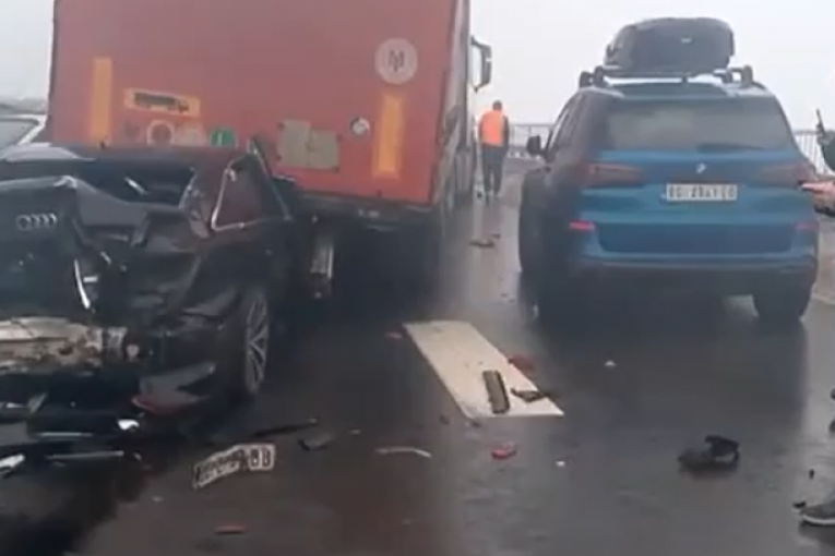 Lančani sudar kod tunela Munjino brdo