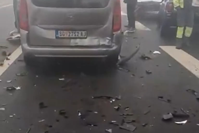 Lančani sudar kod tunela Munjino brdo