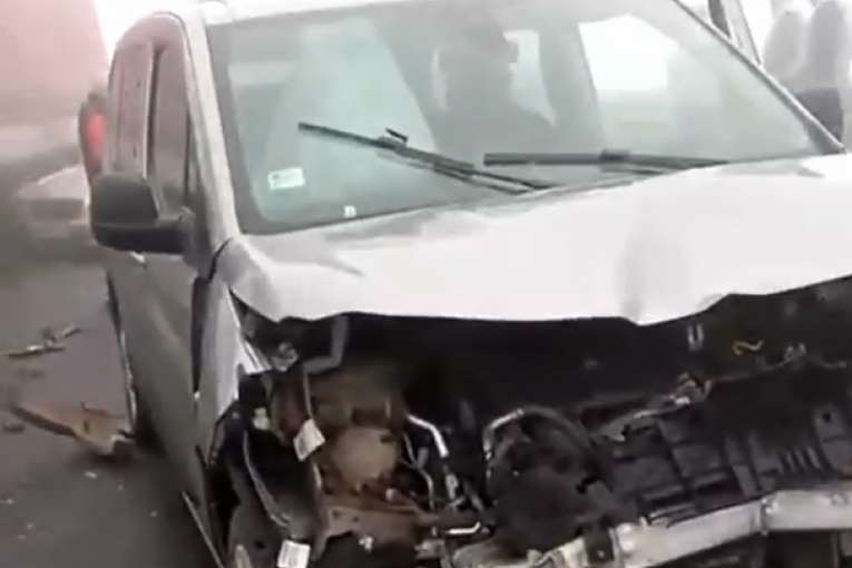 Lančani sudar kod tunela Munjino brdo