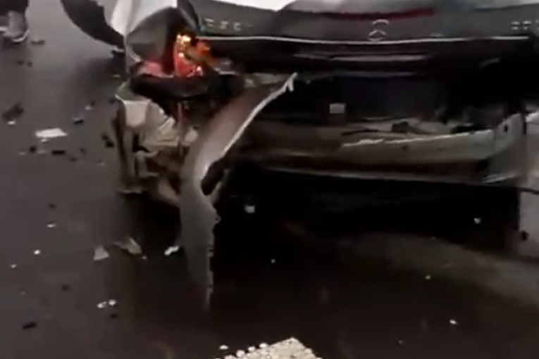 Lančani sudar kod tunela Munjino brdo