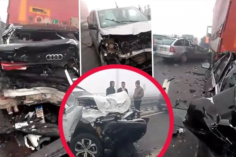 ČAK 7 OSOBA POVREĐENO, DVE ŽENE U TEŠKOM STANJU! Novi detalji stravične nesreće kod tunela Munjino brdo u kojoj je poginuo muškarac! (FOTO, VIDEO)