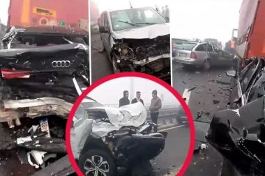 ČAK 7 OSOBA POVREĐENO, DVE ŽENE U TEŠKOM STANJU! Novi detalji stravične nesreće kod tunela Munjino brdo u kojoj je poginuo muškarac! (FOTO, VIDEO)