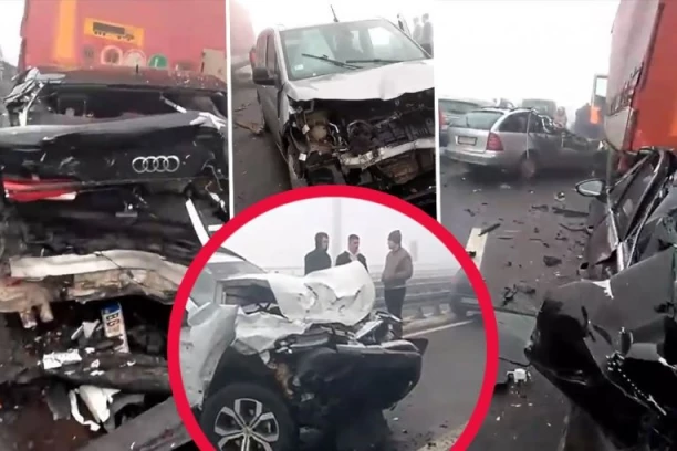 ČAK 7 OSOBA POVREĐENO, DVE ŽENE U TEŠKOM STANJU! Novi detalji stravične nesreće kod tunela Munjino brdo u kojoj je poginuo muškarac! (FOTO, VIDEO)