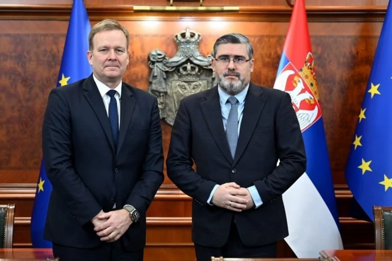Nemanja Starović se sastao sa specijalnim predstavnikom Evropske unije Peterom Sorensenom