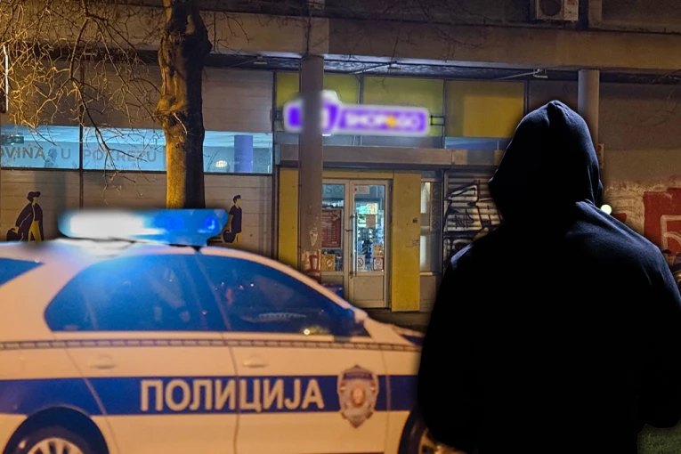PRVE SLIKE SA MESTA ORUŽANE PLJAČKE U RUZVELTOVOJ ULICI! Lopov se zaključao sa radnicom u prodavnici, pa se uputio ka Zvezdari gde je izvršio još jedno KRIVIČNO DELO? (FOTO, VIDEO)