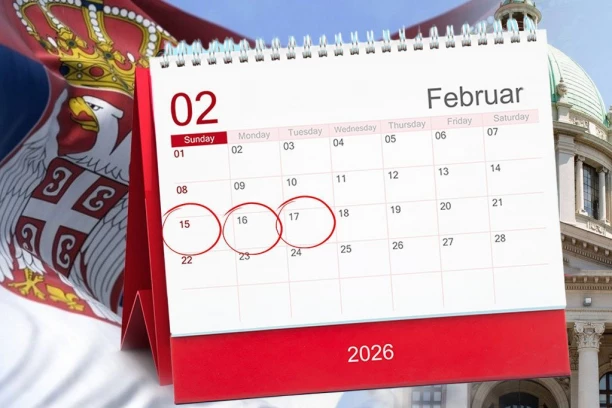 U FEBRUARU MOŽETE NA MINI-ODMOR! Neradni dani će pasti posle vikenda, a evo šta nas čeka do kraja godine!