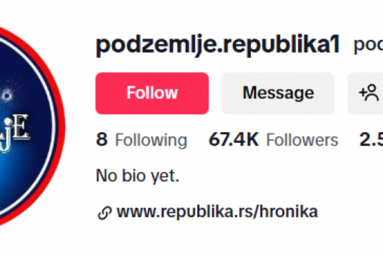 Instagram i TikTok nalozi Republike