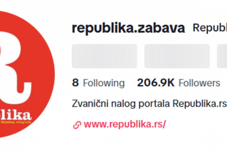 Instagram i TikTok nalozi Republike