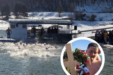 MALI JUNAK VELIKOG SRCA: Ognjen ima samo 12 godina i prvi je doplivao do Časnog krsta