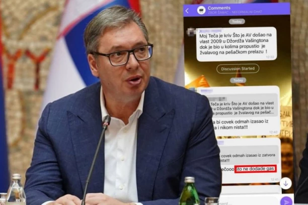 "TEČO, ŠTO GA NE ZGAZI?" Bolesna prepiska blokadera - prete ubistvom predsedniku vučiću! (FOTO)