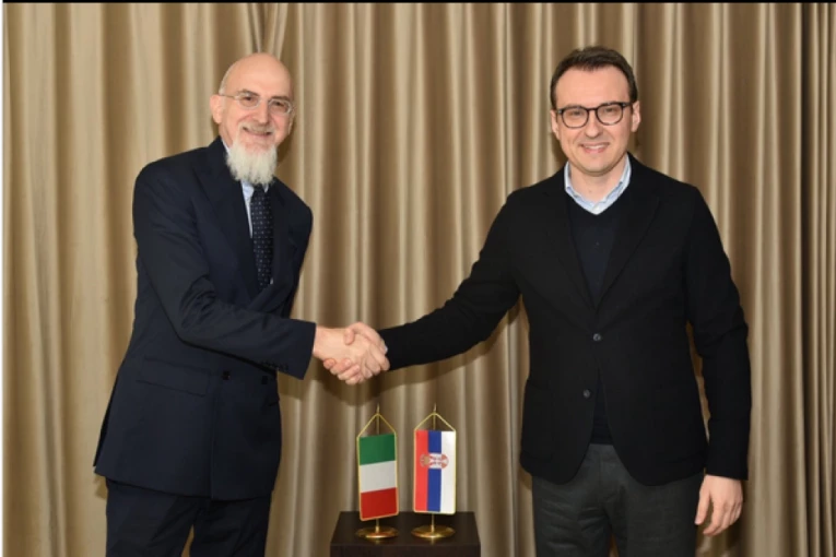 PETAR PETKOVIĆ, DIREKTOR KANCELARIJE ZA KIM, SASTAO SE SA LUKOM GORIJEM, AMBASADOROM ITALIJE: "Srdačan i prijateljski razgovor"