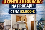 tan od 17 m² u centru Beograda na prodaju – Cena 53.000 €