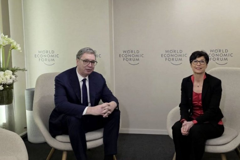 Vučić u Davosu: Sastanak sa Martom Kos i bilateralni susreti sa svetskim liderima