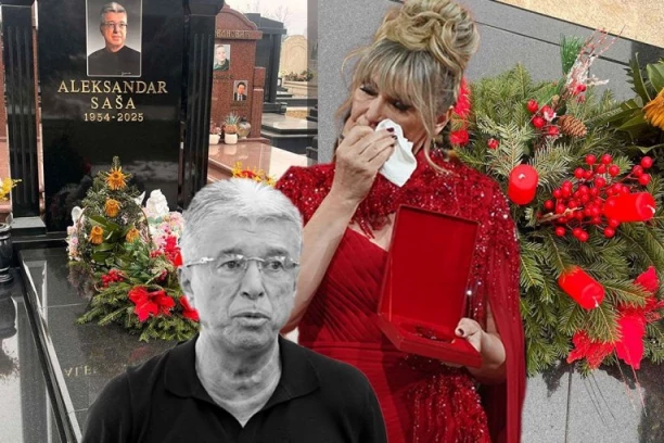 PRIZOR NA GROBU SAŠE POPOVIĆA SEČE POPUT ŽILETA! Porodica proslavila prve praznike bez njega, udovica Suzana SLOMLJENA! (GALERIJA)