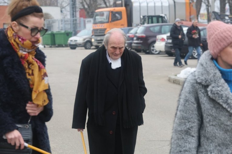 Sahrane Mike Aleksića na Centralnom groblju u Beogradu