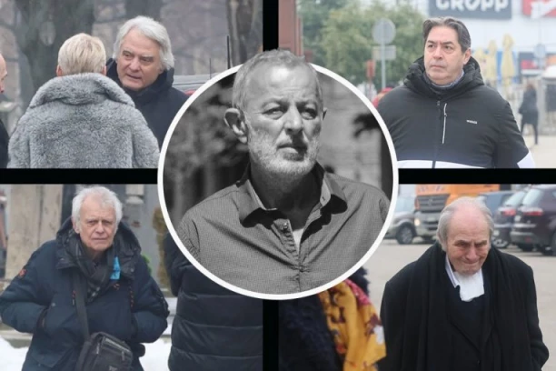 SAHRANA MIKE ALEKSIĆA! Dule Savić, Branko Kockica i glumci pristigli na groblje! (FOTO, VIDEO)
