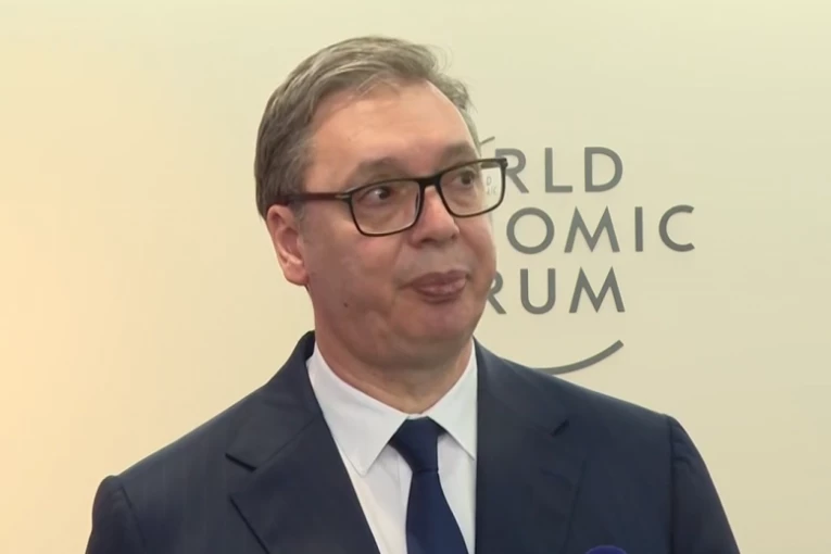 "IDEMO U DALJEM SMERU SUKOBAVLJANJA EVROPE I AMERIKE"! Vučić se obraća iz Davosa posle istorijskog govora Donalda Trampa!