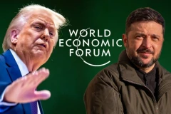 POČEO SASTANAK KOJI OČEKUJE CEO SVET! Tramp i Zelenski u Davosu o OKONČANJU RATA! (FOTO)