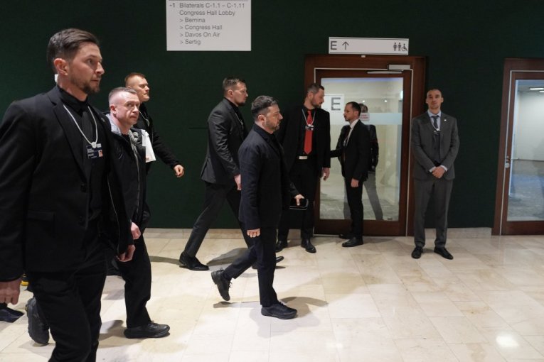 Volodimir Zelenski u Davosu