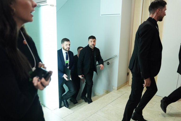 Volodimir Zelenski u Davosu