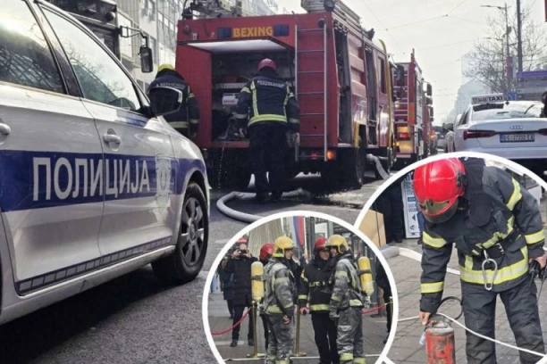 POŽAR U CENTRU BEOGRADA! Vatra buknula u stanu na trećem spratu zgrade na Dorćolu, stanar zatražio POMOĆ!