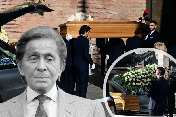 SAHRANJEN VALENTINO! Svetske face se oprostile od slavnog kreatora! (GALERIJA)