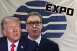 AMERIKA SE KANDIDUJE ZA SVETSKU IZLOŽBU 2035! Tramp hoće EXPO, kaže doneće radna mesta i milijarde, A OVDE BLOKADERI NAPADAJU VUČIĆA!