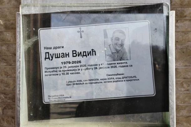 PRVA SLIKA BRATA NEMANJE VIDIĆA: Evo ko je sve ostao iza tragično preminulog Dušana (FOTO)