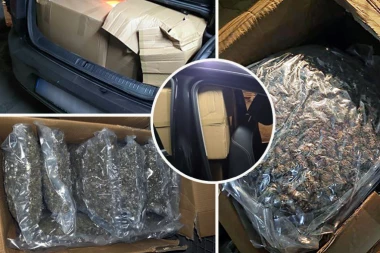 POGLEDAJTE ŠTA JE SVE ZAPLENJENO! Policija u garaži u Beogradu pronašla 100 kilograma narkotika! (FOTO, VIDEO)