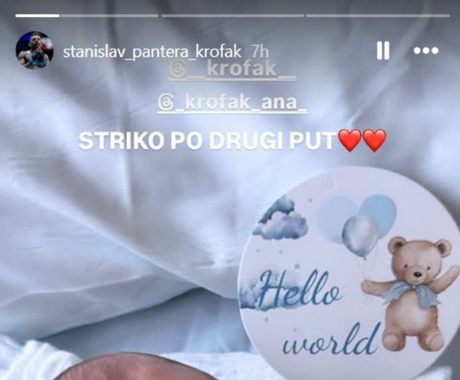 STIGLA PRINOVA U DOM KROFAKA! Pantera presrećan - objavio PRVU FOTKU BEBE, mreže gore od čestitki!