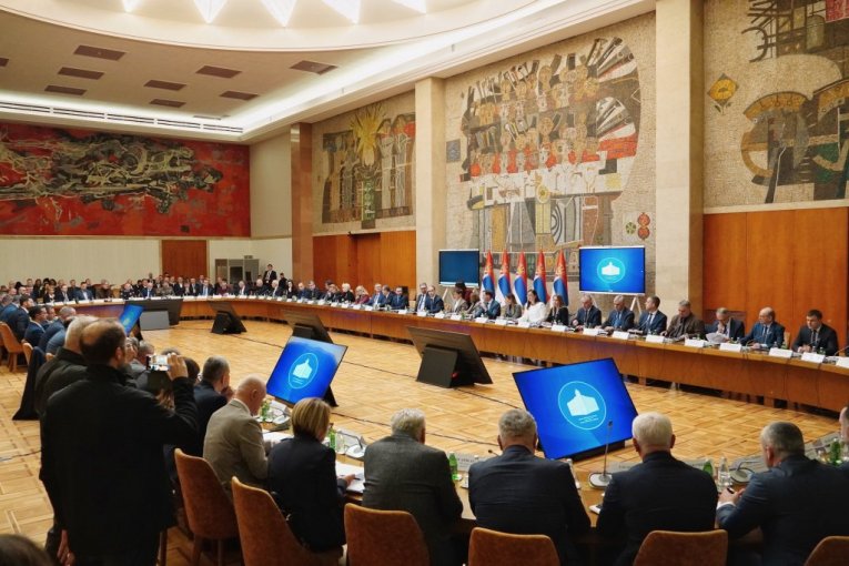 Sednica Vlade Srbije u Palati Srbija