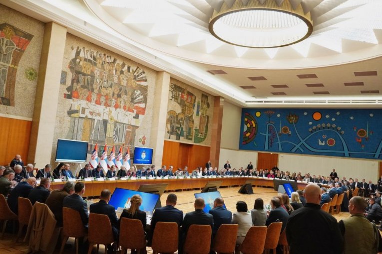 Sednica Vlade Srbije u Palati Srbija