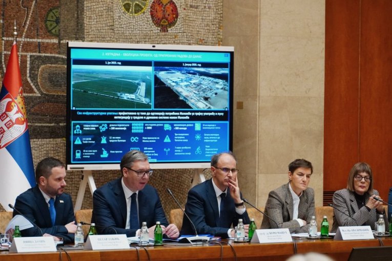 Sednica Vlade Srbije u Palati Srbija