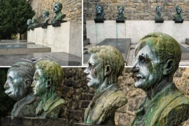 VANDALIZAM! Spomenici narodnih heroja na Kalemegdanu išarani nacističkim simbolima! (FOTO, VIDEO)