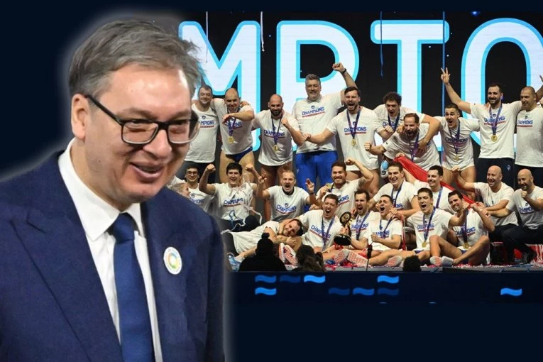 ZLATNI "DELFINI" U PREDSEDNIŠTVU: Predsednik Vučić dočekuje ŠAMPIONE EVROPE!