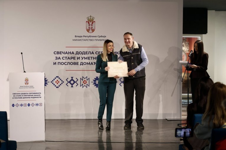 Dodela sertifikata u Etnografskom muzeju