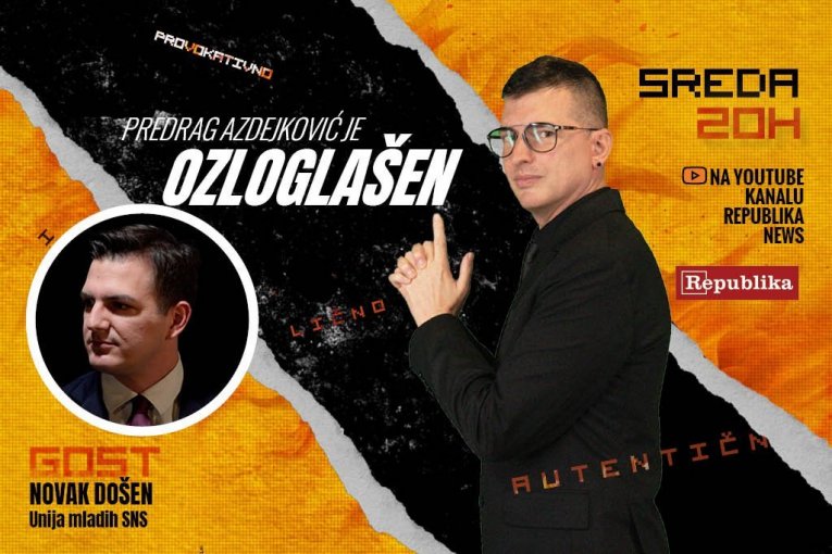 NOVAK DOŠEN: Studenti su iskorišćeni, cilj nikada nije bila pravda, već vlast (VIDEO)