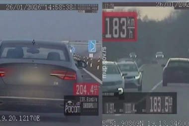 STRANCI DIVLJAJU NA SRPSKIM PUTEVIMA! Vozili 100 km/h više od ograničenja! (VIDEO)
