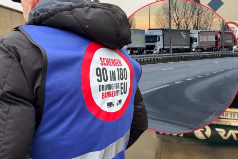 NEMA PRELASKA GRANICE, SVE JE BLOKIRANO: Kamiondžije ne odustaju, kilometarske kolone na svim terminalima OSIM na ovima