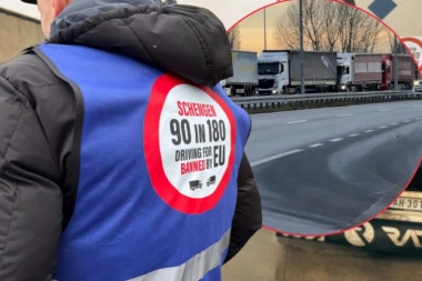 NEMA PRELASKA GRANICE, SVE JE BLOKIRANO: Kamiondžije ne odustaju, kilometarske kolone na svim terminalima OSIM na ovima