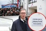 SVEČANO OTVARANJE ŠKOLE U VELIKOJ DRENOVI! Vučić: Hoćemo da se odužimo velikim junacima! (VIDEO)