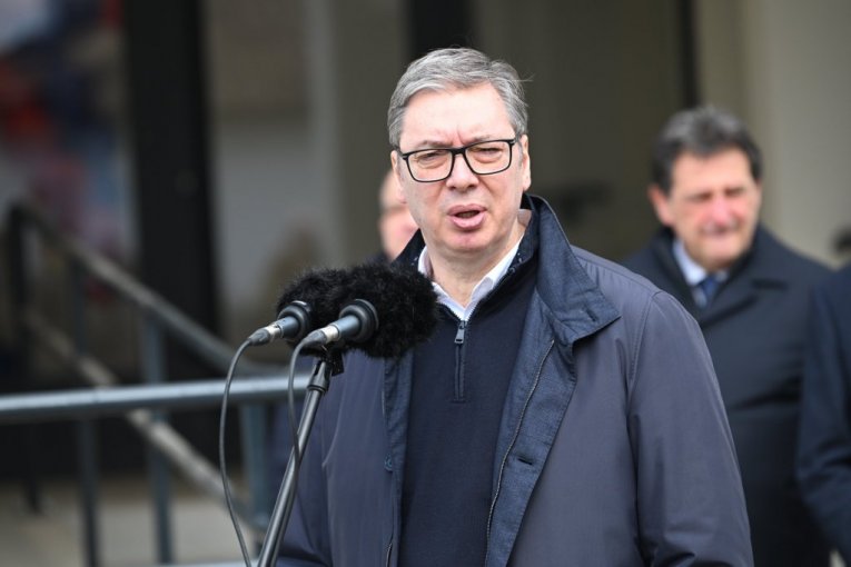 Predsednik Vučić u Velikoj Drenovi