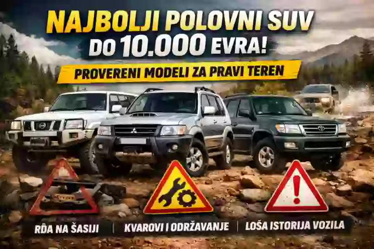 Najbolji polovni automoili do 10.000 evra: Koji modeli vrede novca, a koje treba izbegavati