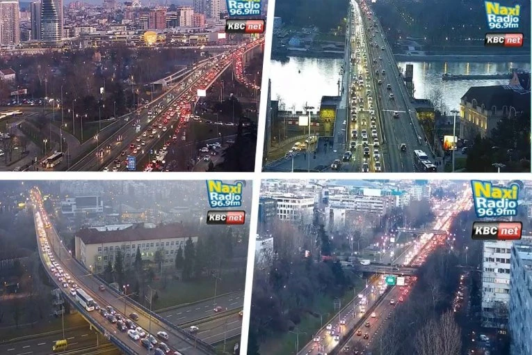 AKO MOŽETE, NE KREĆITE NIGDE: Dramatične scene sa beogradskih ulica, jedna tačka u gradu je KRITIČNA! (FOTO)